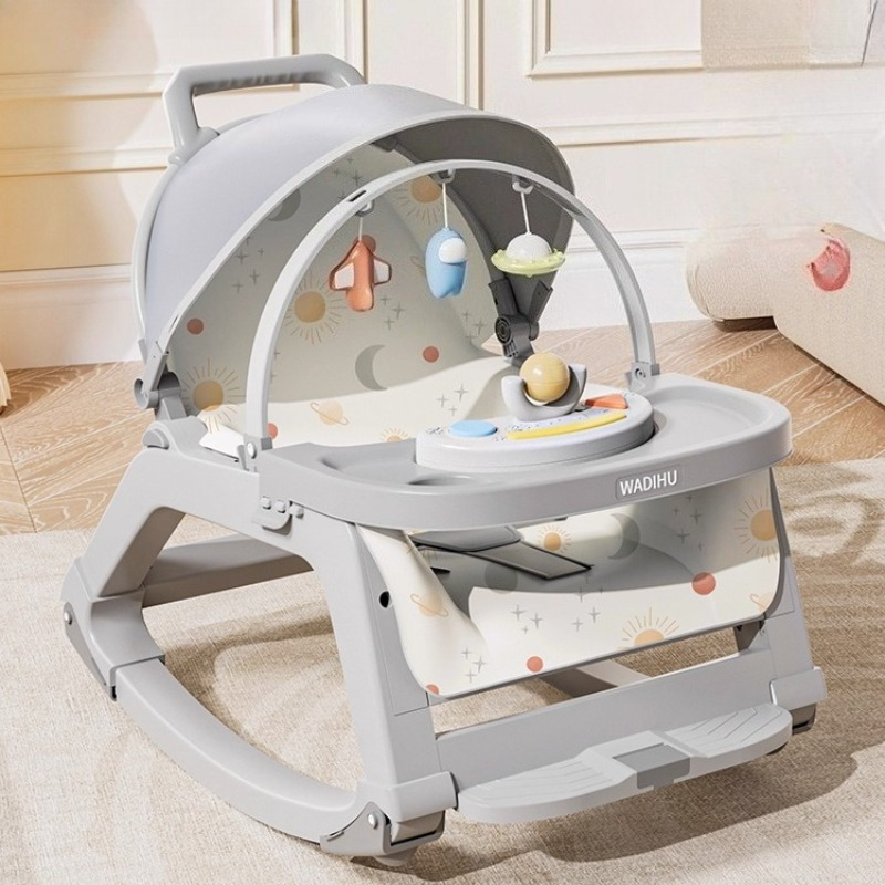 Baby Swing Bouncer - Nowy Wielofunkcyjny Wózek, Huśtawka-Krzesełko dla Niemowląt,