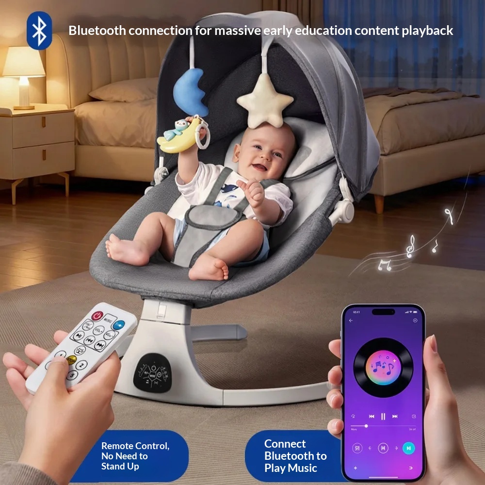 Elektryczne krzesełko bujaczek – Baby Swing Bouncer recenzja i cena