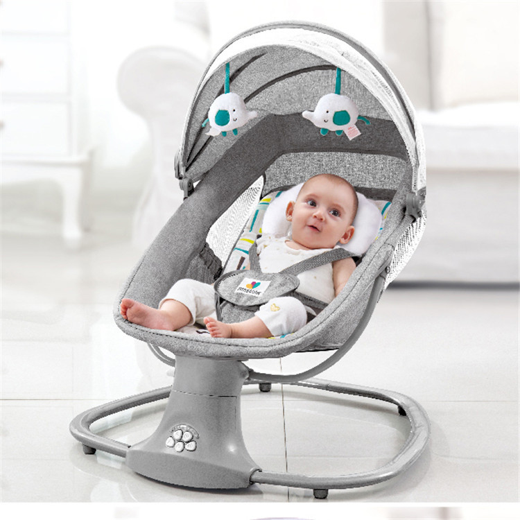 Fotel bujany z muzyką Bluetoot – Baby Swing Bouncer recenzja i cena