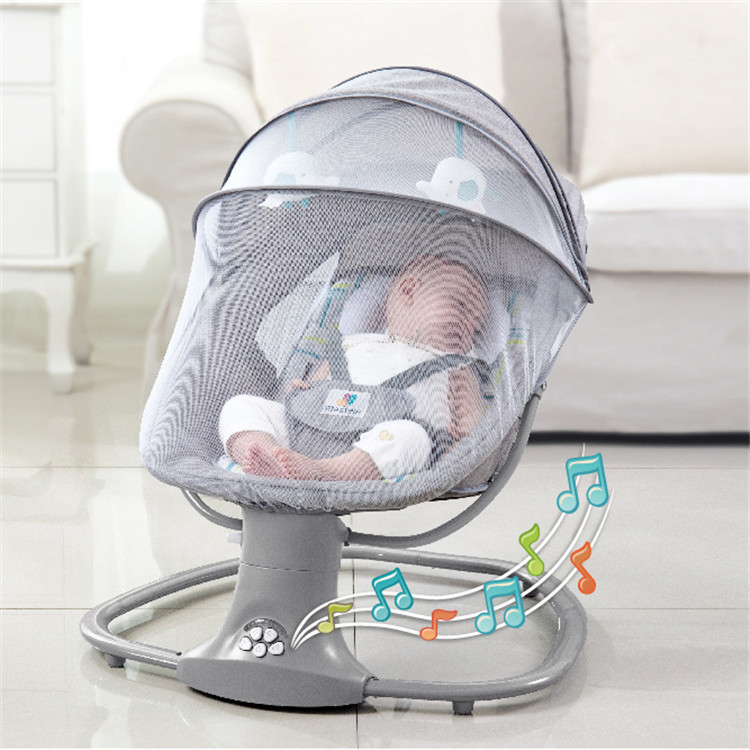 Fotel bujany z muzyką Bluetoot – Baby Swing Bouncer recenzja i cena